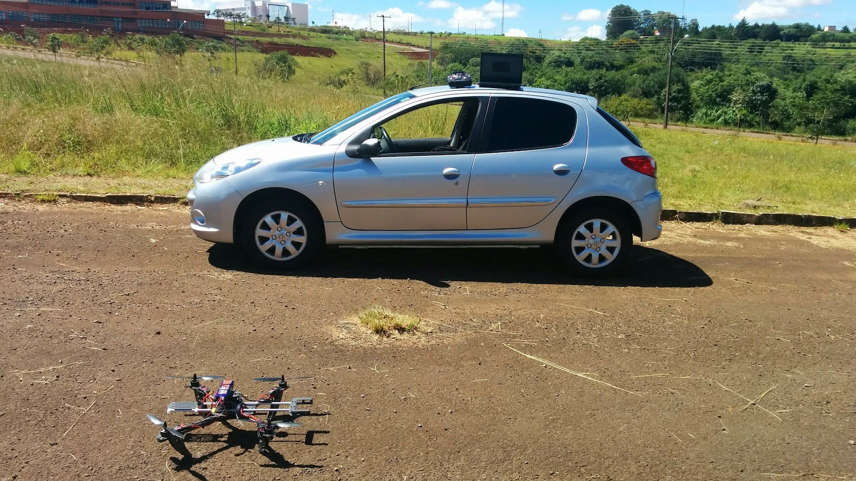 First flight in open area