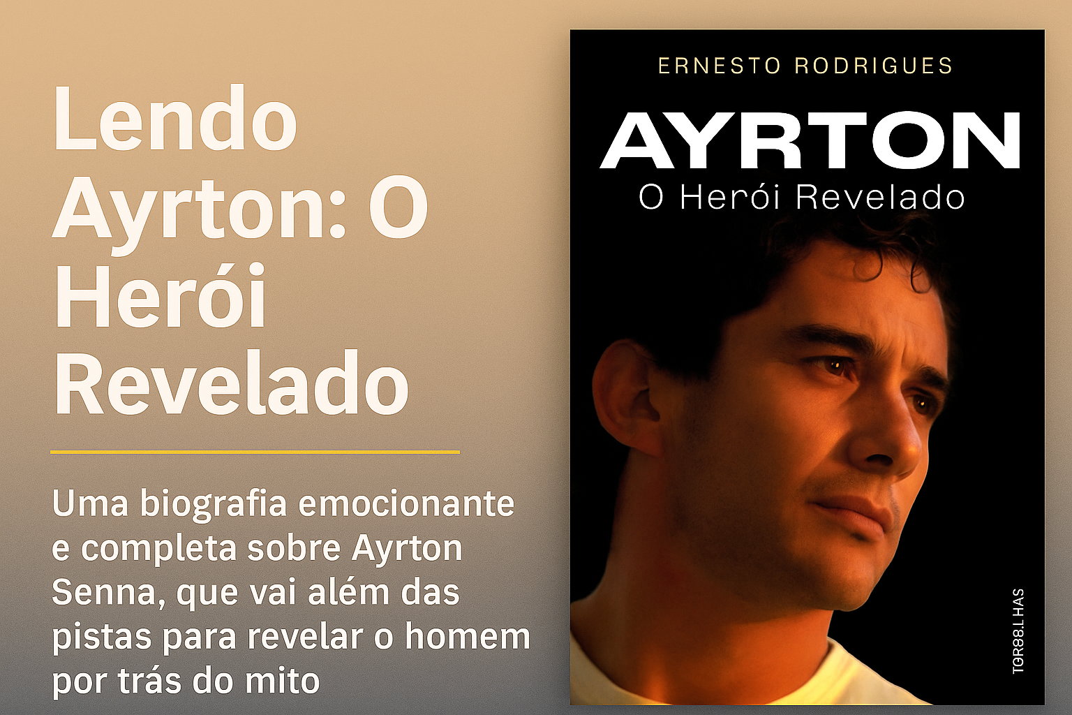 Livro - Ayrton: O Herói Revelado - Ernesto Rodrigues