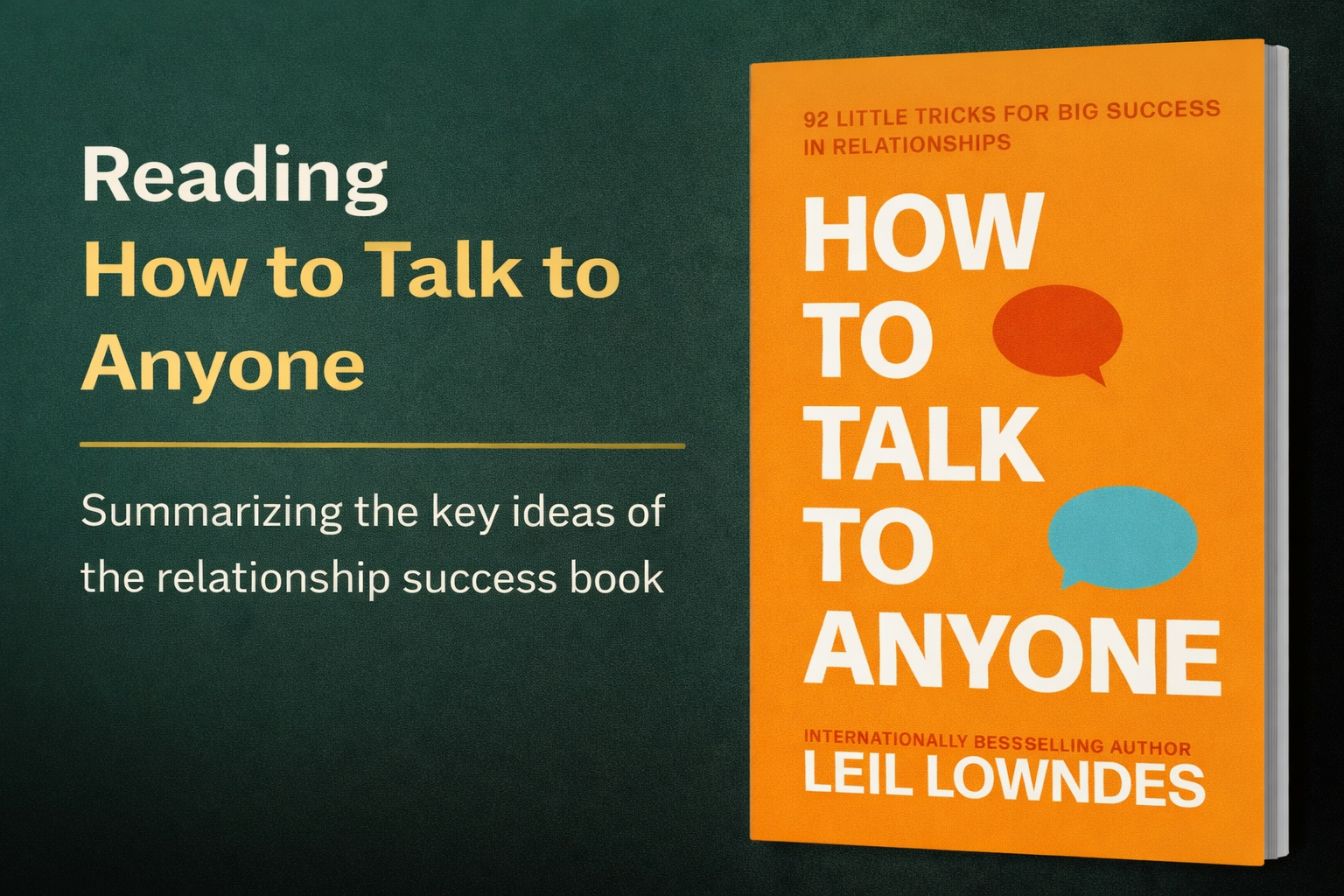 How to Talk to Anyone - Leil Lowndes