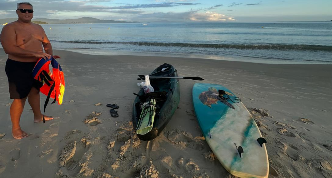 SUP até a Ilha do Francês, snorkel, caiaque e encontro com triatletas