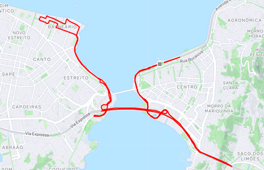 Mapa, Floripa 21K
