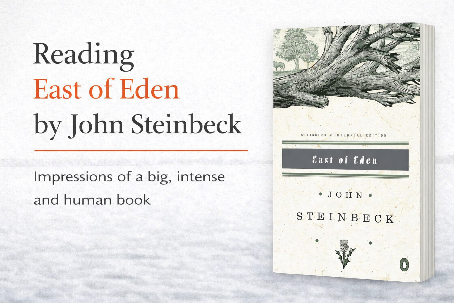 East of Eden by John Steinbeck